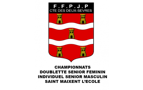 CHAMPIONNATS DOUBLETTE SENIOR FEMININ ET INDIVIDUEL SENIOR MASCULIN